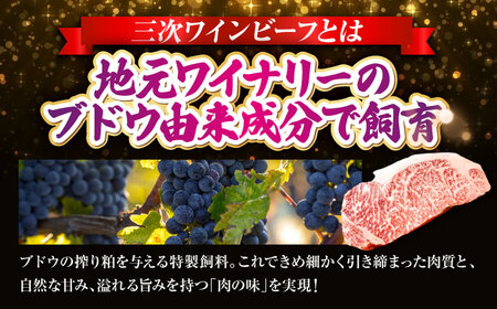 肉 三次ワインビーフ サーロインステーキ 200g （200g×1枚）[APAX015] 牛肉