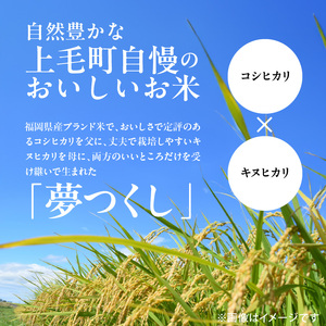 【先行受付】令和8年産　上毛町産　東農園のこだわり米　夢つくし　5kg _HGS0107