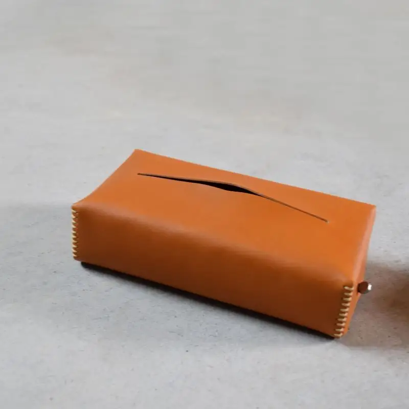 Teha’amana Tissue Cover Basic テハマナ ティッシュカバー ベーシック ブラウン 革 皮 雑貨 おしゃれ レザー 本革 こだわりの逸品 地域特産品 ギフト 自分用 人気 おすすめ