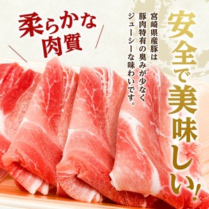 宮崎県産豚ももスライス2kg（400g×5） 豚肉