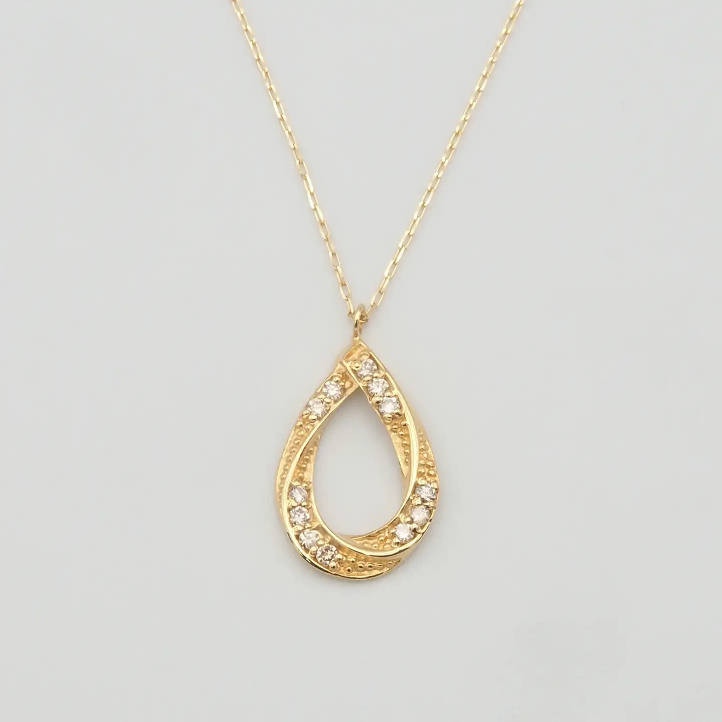 K18 0.10ct ダイヤモンド ペンダントネックレス HH-019739 SWBT006
