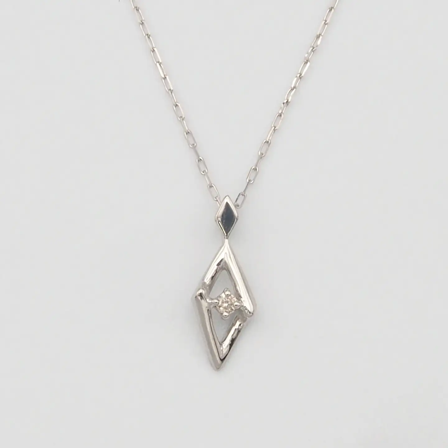 PT900/PT850 0.01ct ダイヤモンド ペンダントネックレス HH-019747 SWBT013-pt