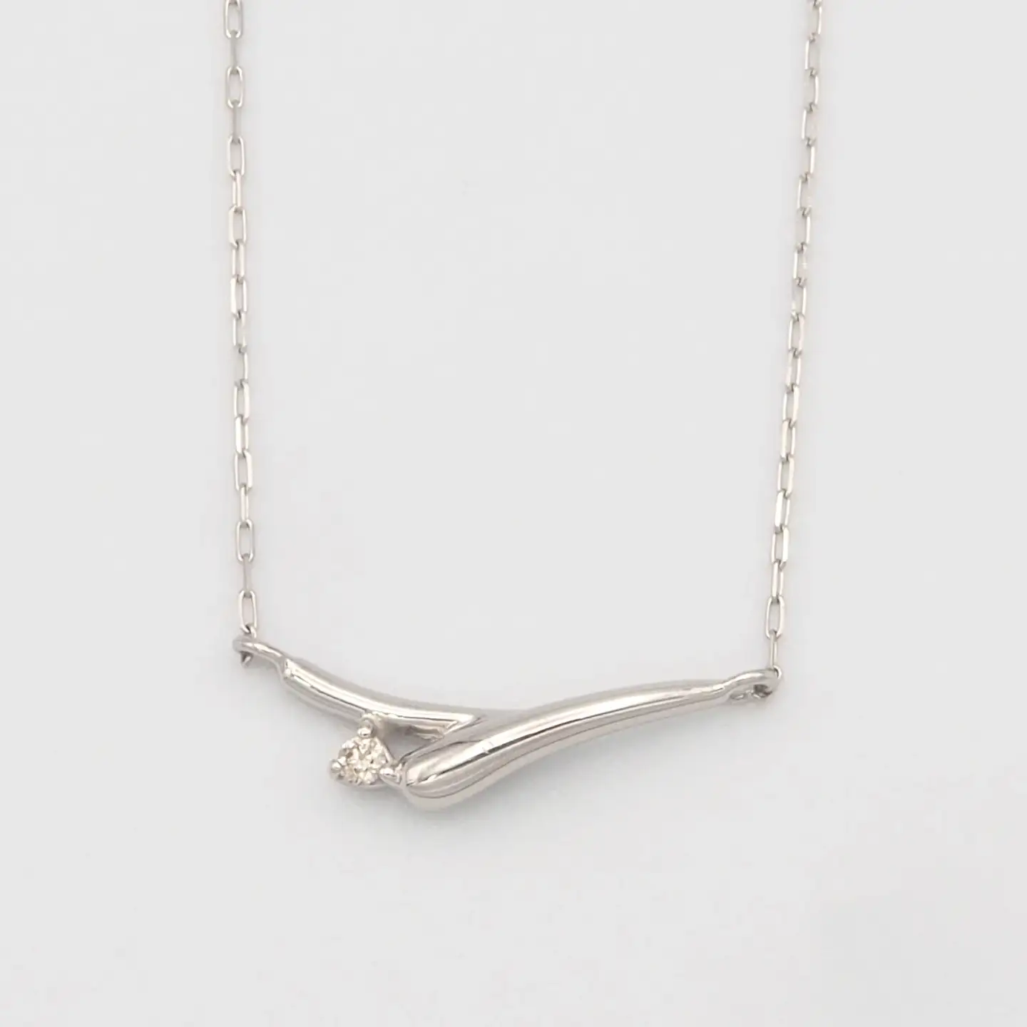 PT900/PT850 0.01ct ダイヤモンド ペンダントネックレス HH-019749 SWBT014-pt