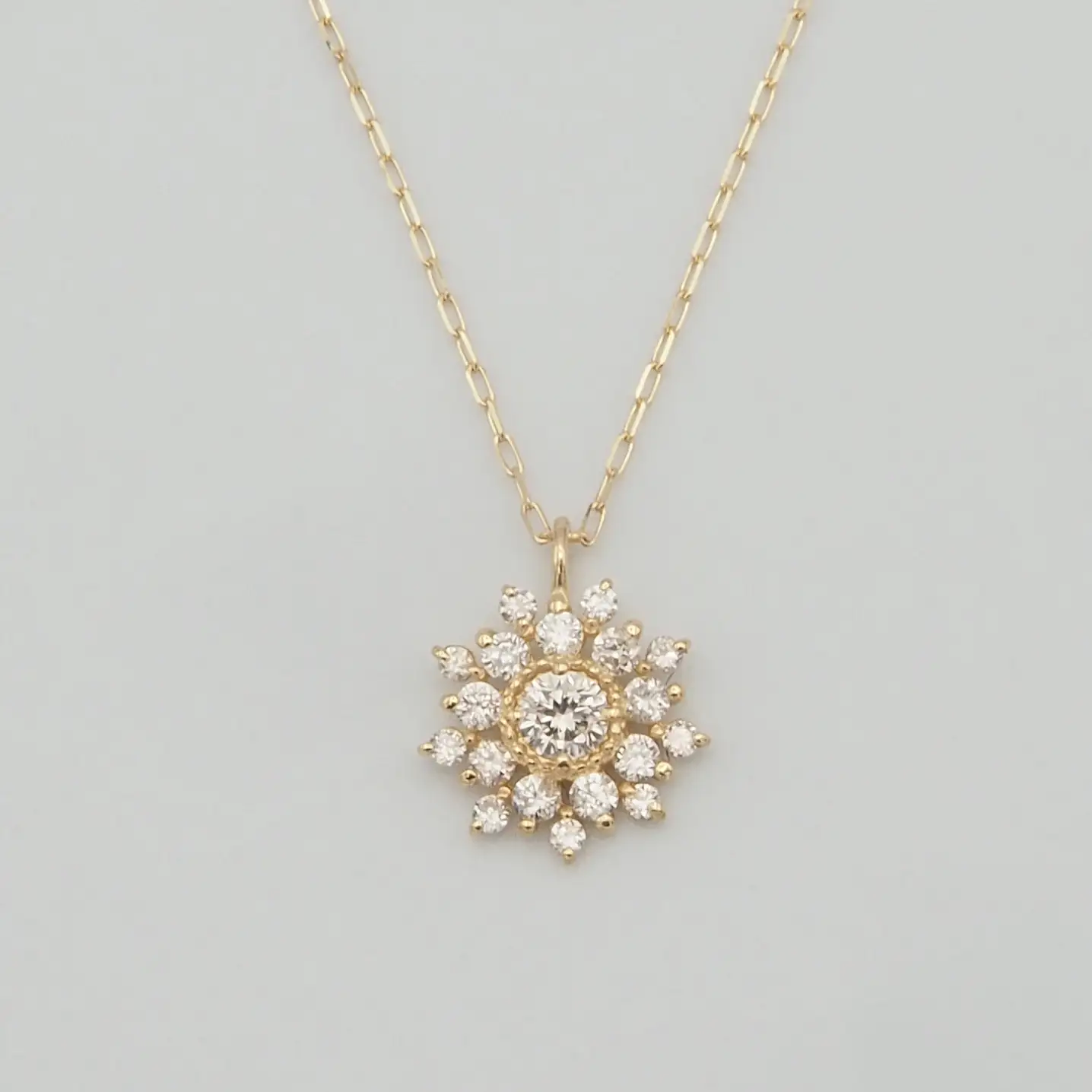 K18 0.15ct ダイヤモンド ペンダントネックレス HH-019752 SWBT016-k18