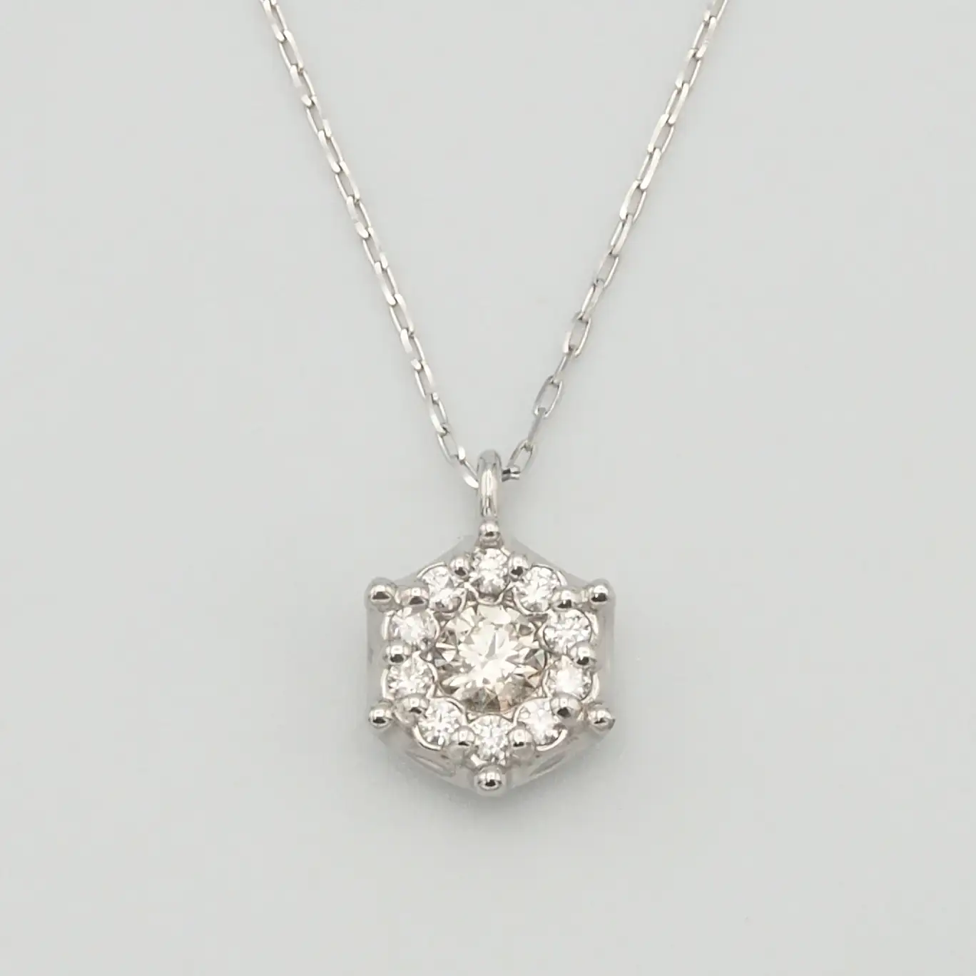 PT900/PT850 0.16ct H＆Cダイヤモンド ペンダントネックレス HH-019755 SWBT017
