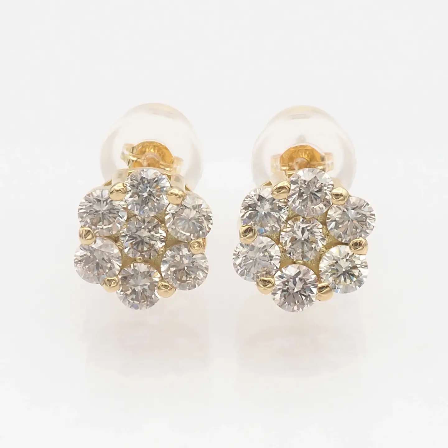 K18 1.00ct ダイヤモンド ピアス　 FP-000329 SWBT022-k18