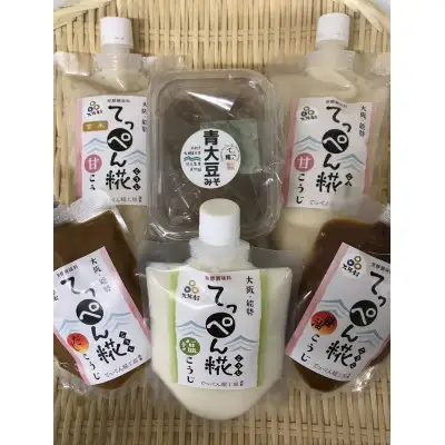 【万能調味料】大阪能勢のいろいろ糀(こうじ)とお味噌のセット | てっぺん糀工房 | 国産 無添加 塩麹 麹 こうじ みそ 万能 発酵調味料 調味料 料理 和洋中 腸活 体に優しい | セット 詰め合わせ | 大阪府 能勢町 送料無料