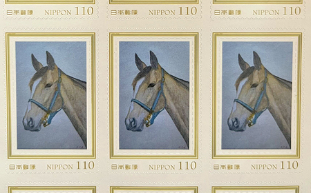 馬の切手3種セット [BIBN003] 切手 競馬
