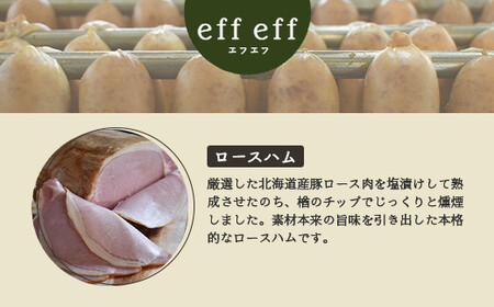 【北海道産豚肉使用】ロースハムとソーセージ Cセット＜ロースハム、ケーゼブルスト、ヴォーブルスト＞【2415402】
