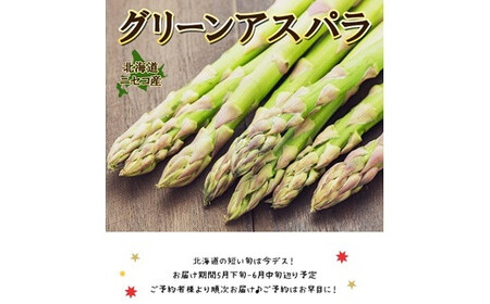 ＜早期予約・数量限定＞北海道ニセコ町 アスパラMサイズ2kg【2026年産】【3200201】