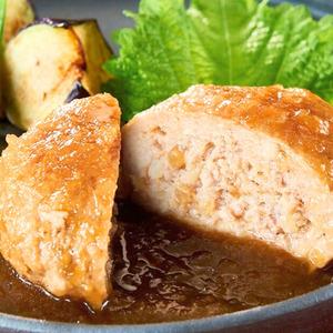 ハピネスハンバーグ　旨こく和風おろし　155ｇ(固形量110ｇ)×5個【daif001】
