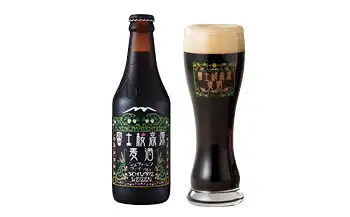【富士河口湖地ビール】富士桜高原麦酒（シュヴァルツヴァイツェン4本セット）金賞クラフトビール