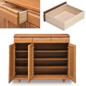 【組立不要】大川家具 シューズボックス［やぐら］ロータイプ 幅160cm（ウォールナット材） _ 大川家具 シューズボックス やぐら 幅 160cm ウォールナット材 ロータイプ 国産 靴箱 組立不要 可動棚 有効活用 収納力 機能性 耐久性 玄関収納 整理整頓 シンプル デザイン 和風 洋風 インテリア 収納 日本製 お取り寄せ 福岡県 久留米市 送料無料  〔Qd153〕