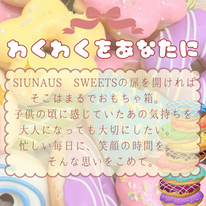 レギュラードーナツ4個BOX | 洋菓子 ドーナツ 天然色素 SIUNAUS SWEETS