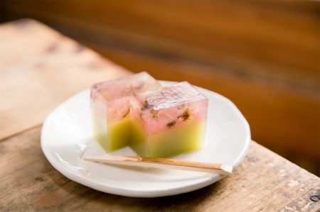 桜ようかん2本セット《萬松堂》 | ようかん 羊羹 和菓子 スイーツ 和 あんこ 奈良県 吉野