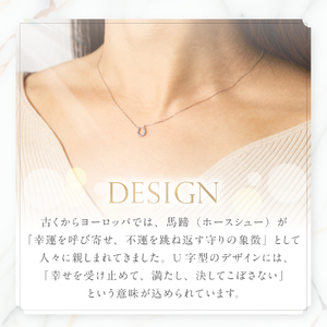 ネックレス PT（プラチナ）　馬蹄ダイヤモンドペンダント　MJ-1131 ジュエリー