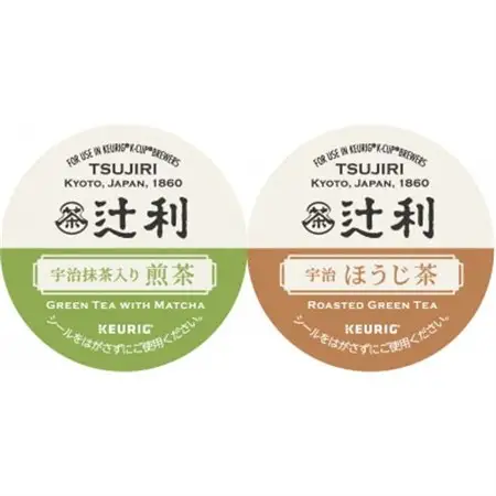 キューリグ 辻利 宇治抹茶入り煎茶・宇治ほうじ茶 各12個【1665597】