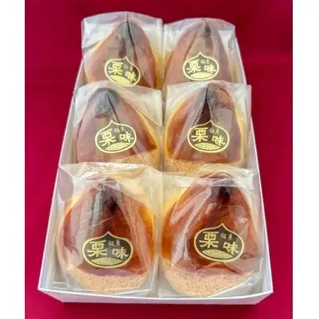 菓匠 栄久堂吉宗 大栗 6個入り　丸ごとの栗を二粒入れた大きな栗まんじゅう【1653576】