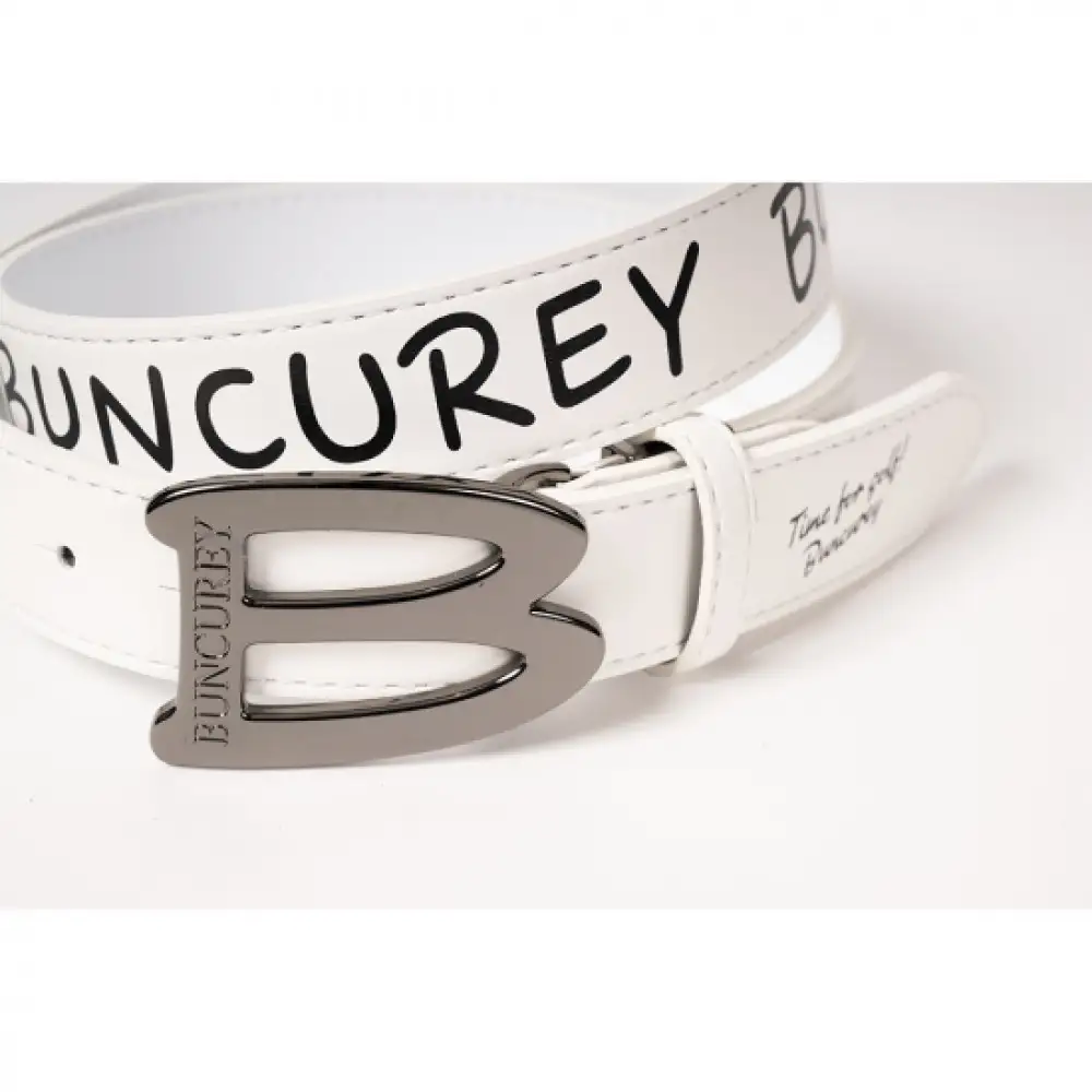 BUNCUREY　ロゴPTベルト（BM23SS-08-021）〈ブラック〉