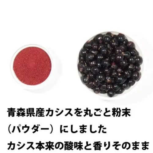 青森県産カシス使用(栽培期間中農薬不使用)　カシスパウダー　1袋(100g入り)【1654679】