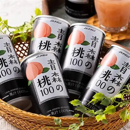 【果汁100%桃ジュース】青森の桃100(195g×30缶)【1660765】