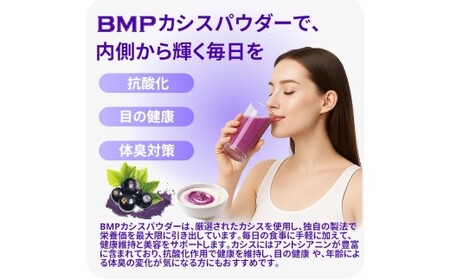 BMP カシスパウダー 3kg（100g×30袋）（カシス濃縮果汁粉末）