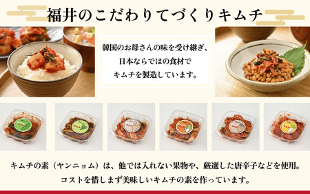 リピーター続出！キムチ 詰め合わせ お試し約150g×6種類 セット [A-177001] / キムチ