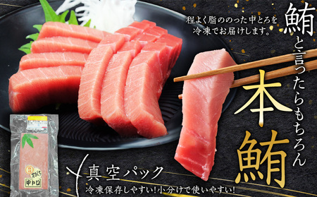 天然 本鮪 中とろ 2柵 M007-006-01 冷凍 マグロ