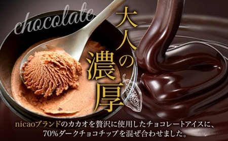 nicao チョコレートチップアイスクリーム 6個　北海道　アイス