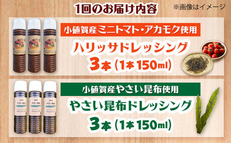 【6回定期便】【コンボ/6本セット】ねばりけとハリッサがすごいドレッシングコンボ / ドレッシング 2種セット 小値賀町 /factory333[DAS060]