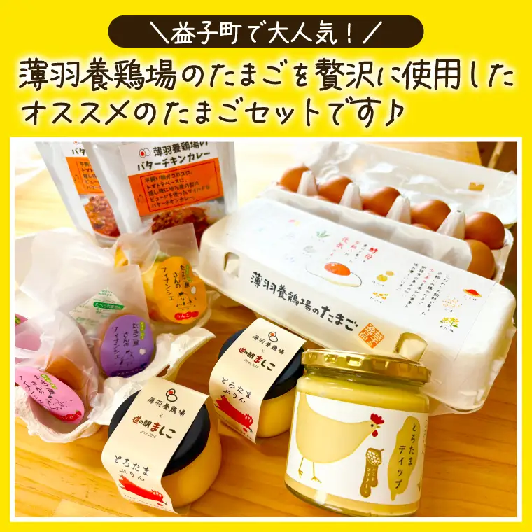 たまごセット 濃厚たまご＆絶品加工品 6点セット 益子町 BC009