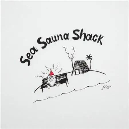 【Sea Sauna Shackオリジナル】ロゴTシャツ ホワイト Lサイズ【1668819】
