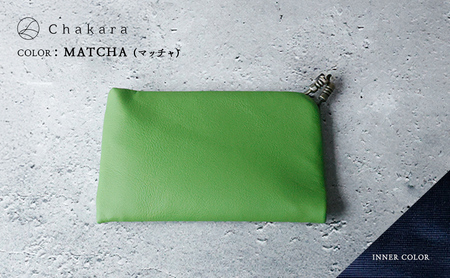 Chakara GAMAGUCHI cardcase カードケース 名刺入れ がま口 静岡茶 アップサイクル 合成皮革 浜松市 ホウジチャ