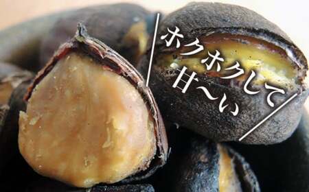 100％小布施栗の焼栗 約450g ［おぶせファーマーズ］ 果物 フルーツ 栗 くり 焼き栗 長野県産 信州産 令和8年産【2026年10月下旬～11月下旬発送】  ［F-36］