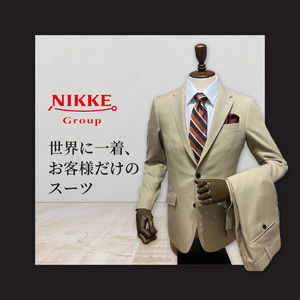 オーダースーツ(ウール/ポリエステル) ＜ツーパンツスーツ＞《 オーダースーツ ビジネス 送料無料 オーダー 成人式 入社式 ギフト プレゼント 贈り物 》【2523Q05115】