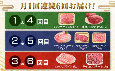 【6回定期便】肉のキング 飛騨牛満喫セット / 飛騨牛 サーロイン ステーキ 肉 詰め合わせ セット 岐阜県 / 御嵩町 / 肉のキング[AVAG020]