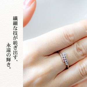 ダイヤ 指輪 pt900 ダイヤモンドリング 0.08ct （RP-MR-1189）鑑別書 保証書 ケース 付 ジュエリー アクセサリー 宝石 プラチナ ギフト プレゼント 贈り物 記念日 お祝い 誕生日 人気 高級 山梨県 西桂町【n0606_liz_A】