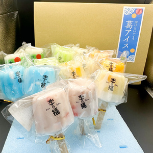 [定期便／12ヶ月連続お届け] 葛アイスバー くヌレ 計72本 (4種12本×12回) [冷凍] [3271]