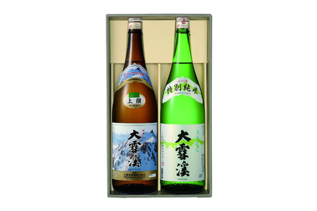 日本酒 飲み比べセット 大雪渓 安曇野 山の宴セット 1.8L 2本 セット [大雪渓酒造 長野県 池田町 48110827]