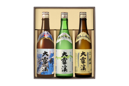 日本酒 飲み比べセット 大雪渓 安曇野 旨口トリオ 720ml 3本 セット [大雪渓酒造 長野県 池田町 48110826]