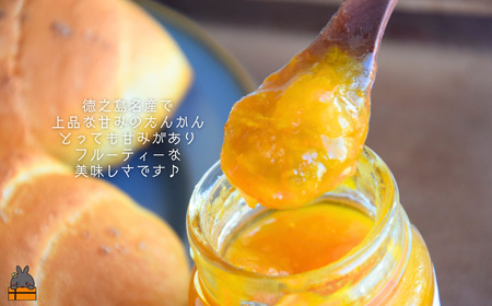 《徳之島町オリジナル！》アマミノクロウサギ共生たんかんジャム 2個（160g×2瓶）　( ジャム アマミノクロウサギ ウサギ うさぎ 共生 自然保護 たんかんジャム たんかん パッションフルーツ フルーツ 果物 徳之島 鹿児島 美農里館 世界自然遺産 武蔵野大学 )