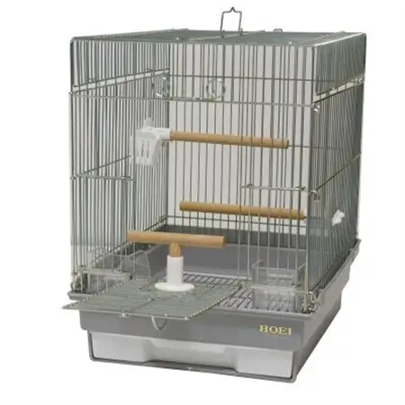HOEIの鳥かご　小鳥用手のりケージ　21手のりG　フロスティグレー【1664261】