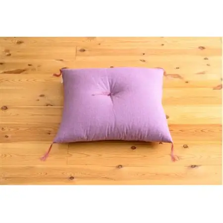 紬ローズパープル小座布団45cm×45cm　1枚【1633320】