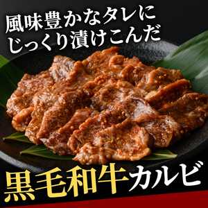 霜降り黒毛和牛 厚切り 不揃い 特製タレ漬カルビ 2kg 黒毛和牛【カルビ】【ho1595】