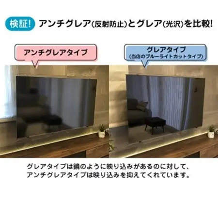 大阪府和泉市　有機ELテレビ55インチ用　テレビ画面保護パネル　アンチグレアタイプ　テレビガード【1669353】