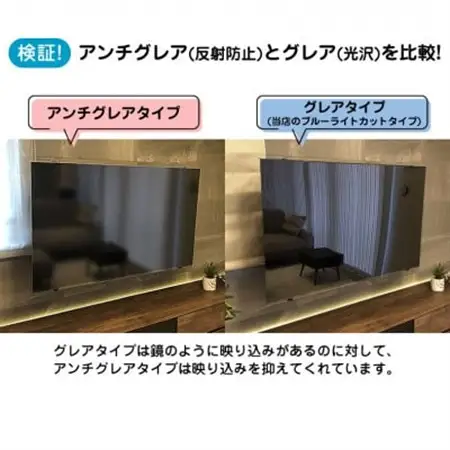 大阪府和泉市　60AG2　60インチ用　テレビ画面保護パネル　アンチグレアタイプ　テレビガード【1669357】