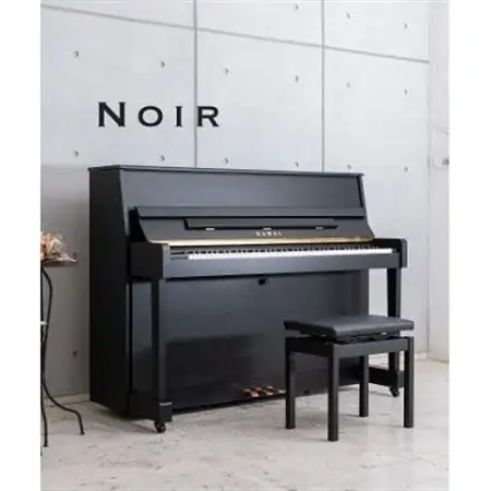 【ピアノ】カワイ KAWAI の新品アップライトピアノNF-15(モダンブラック色)【配送不可地域：離島・沖縄県】【1651878】
