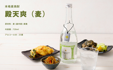 うまかぞー九州 本格 麦焼酎 殿天爽（ 麦 ）720ml 麦焼酎 KN163-001-02 酒 焼酎