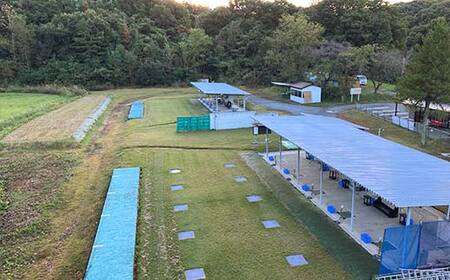 クレー射撃ラウンド券(2ラウンド クレー50枚)×5枚 F21E-422
