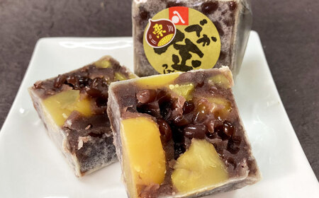 栗入りでか金つば 12個入り （合計約1440g） ／ 金鍔 金つば きんつば 和菓子 菓子 お菓子 おかし 和スイーツ スイーツ おやつ 小豆 あずき あんこ 栗 くり ギフト 山形県 白鷹町